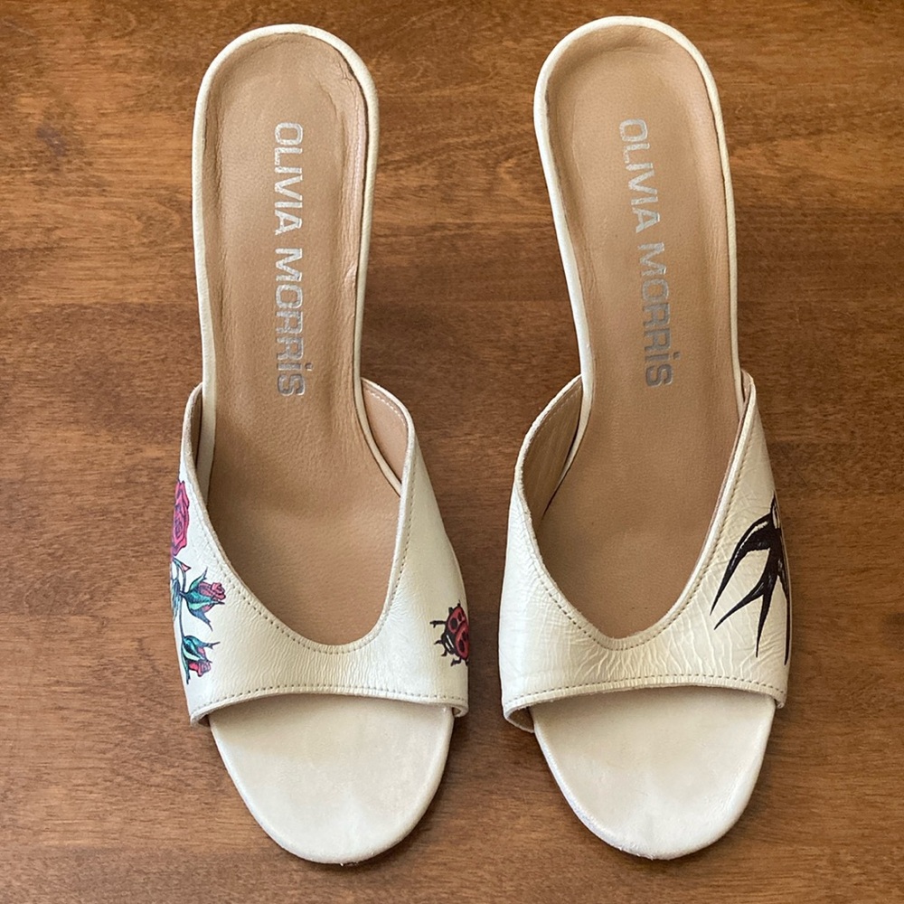 Olivia Morris Leather Heels
